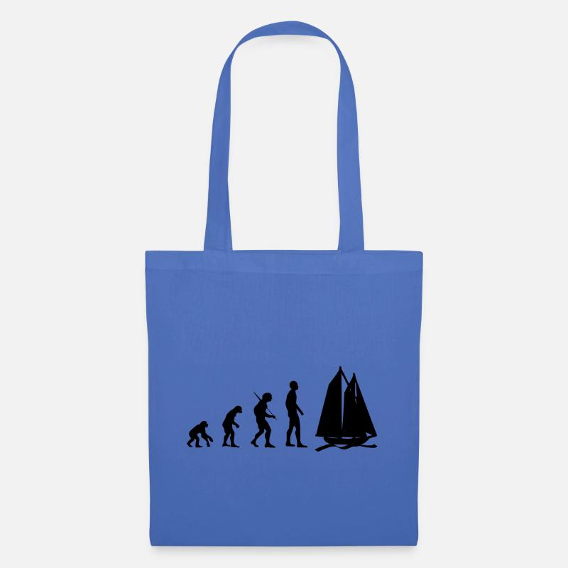 Segel Evolution - Sail Evolution Segelboot Segeln - Stoffbeutel - Hellblau