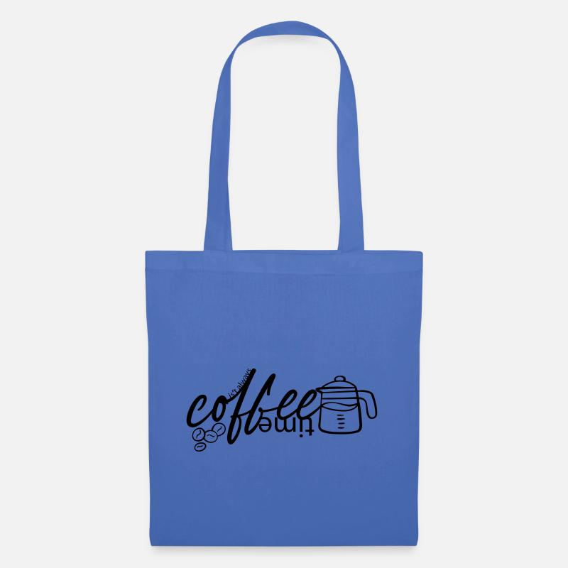 PiexSu - Its always coffeetime - Tote Bag - light blue