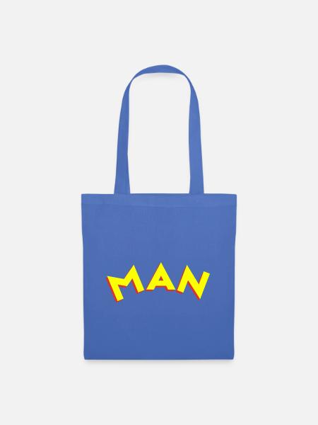 Man - Stoffbeutel - Hellblau