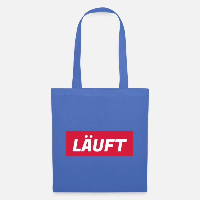 Läuft! Rennt! Rollt! Läuft bei mir! - Stoffbeutel - Hellblau