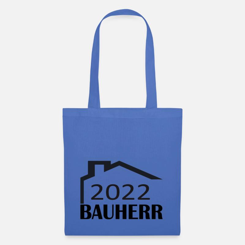 Bauherr 1 - Stoffbeutel - Hellblau