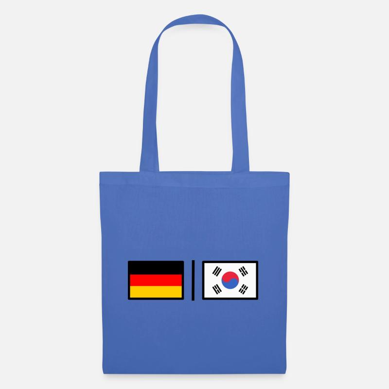 Germany & Korea - Stoffbeutel - Hellblau