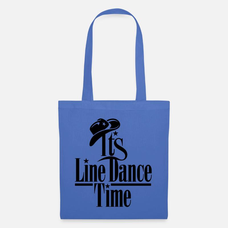 ITS LINE DANCE TIME - Stoffbeutel - Hellblau