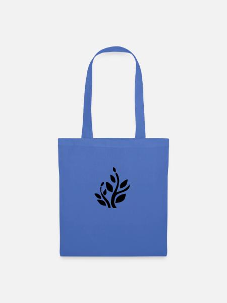 Pflanze Garten Natur Gärtner Blatt Öko Grün Bio - Stoffbeutel - Hellblau