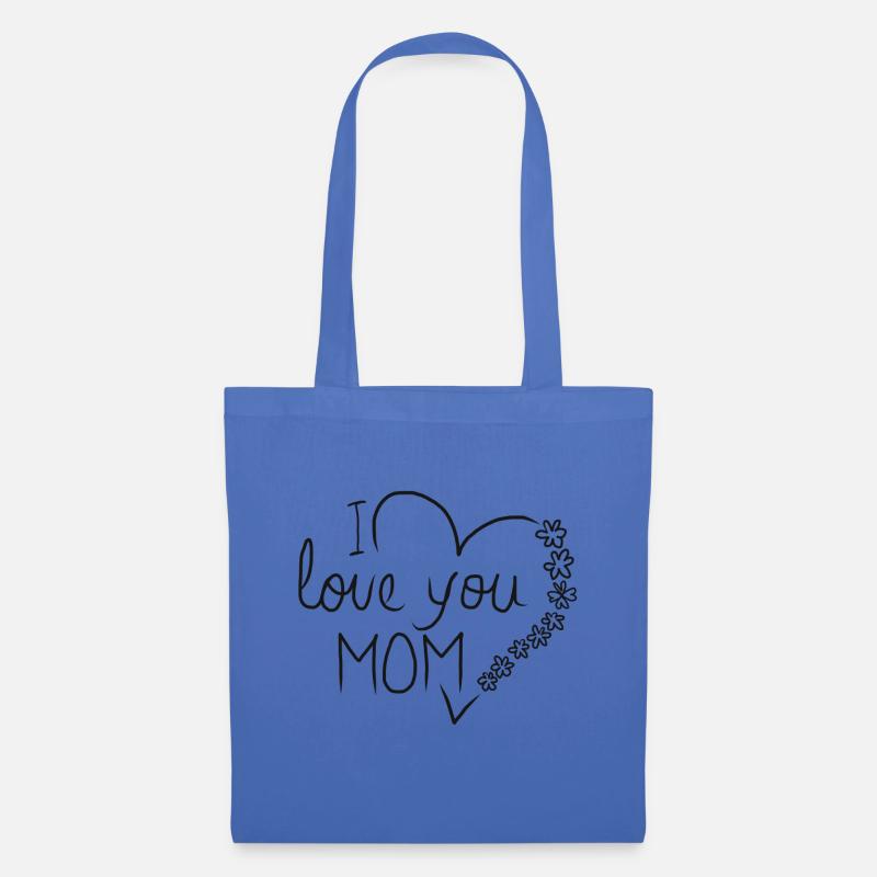 Mama Liebe Mutter Baby Muttertag mom mum Geschenk - Stoffbeutel - Hellblau