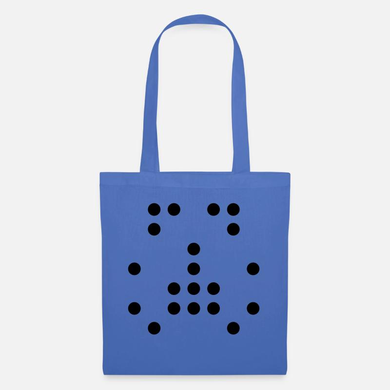 RandomBlackDot0 - Stoffbeutel - Hellblau