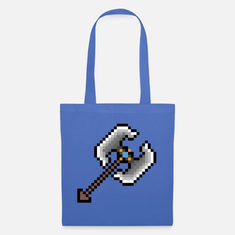 Axt Pixel Art - Stoffbeutel - Hellblau