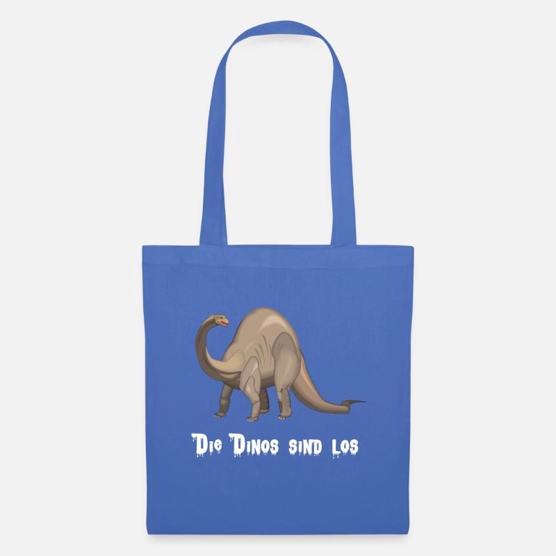 Die Dinos sind los - Stoffbeutel - Hellblau