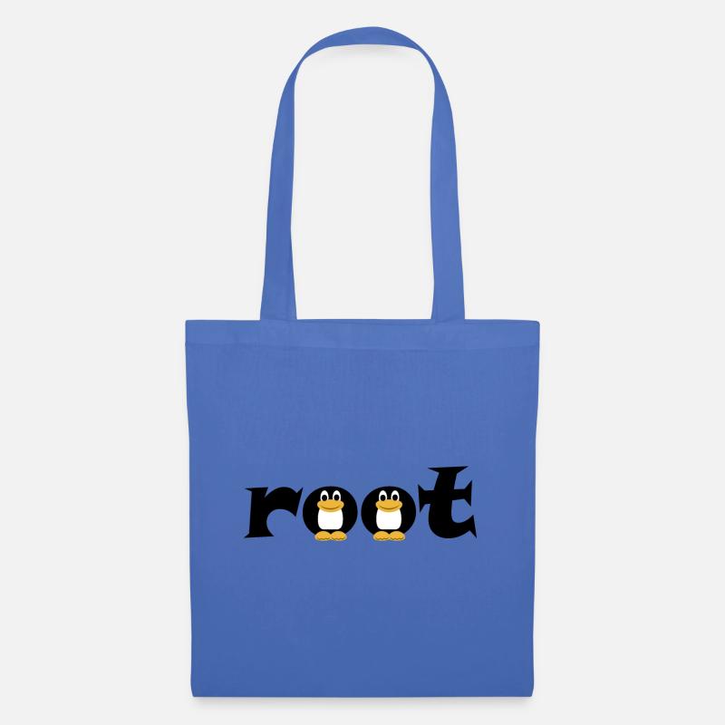 root - Shirt for Linux Admins - Stoffbeutel - Hellblau