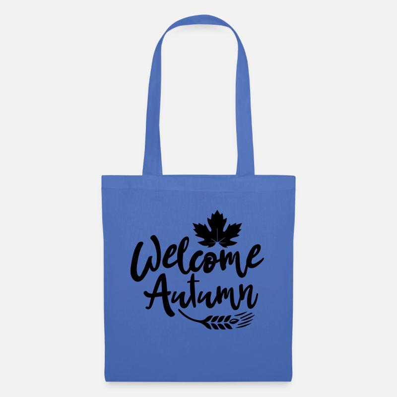 Welcome Autumn 01 - Stoffbeutel - Hellblau