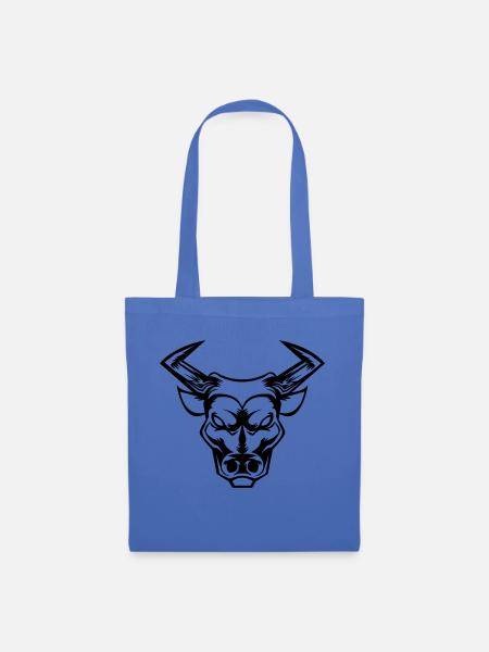 bull stier - Stoffbeutel - Hellblau