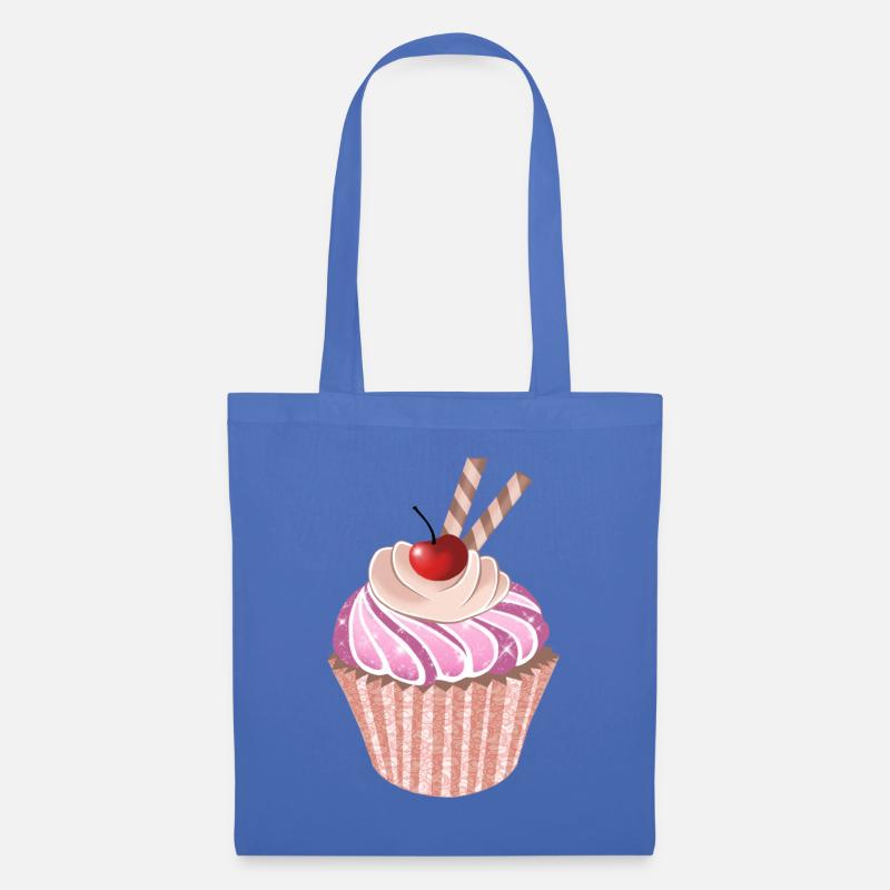Cupcake - Stoffbeutel - Hellblau