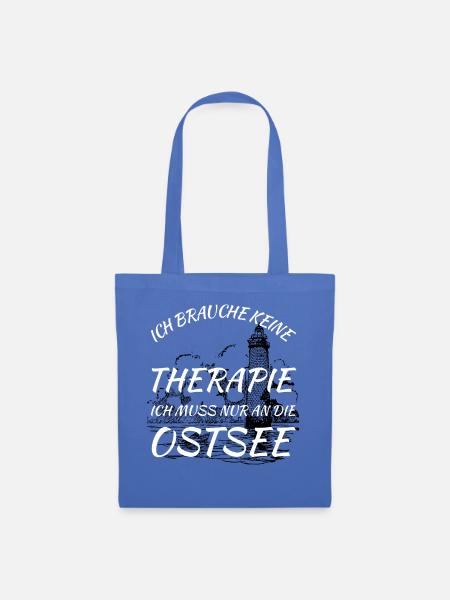 ICH MUSS AN DIE OSTSEE - Stoffbeutel - Hellblau