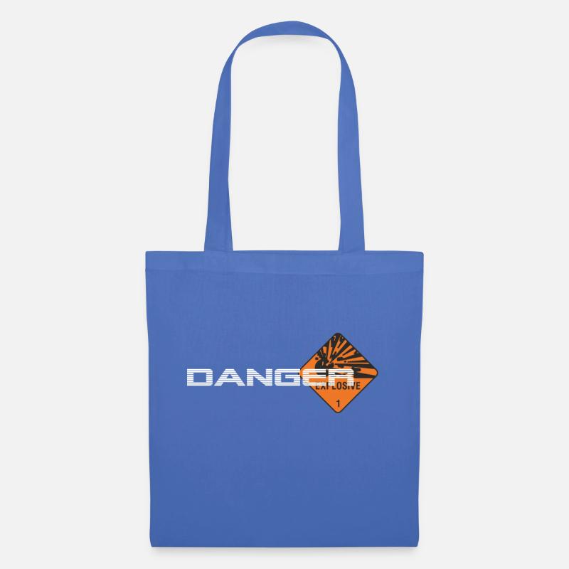 Danger Explosiv - Stoffbeutel - Hellblau