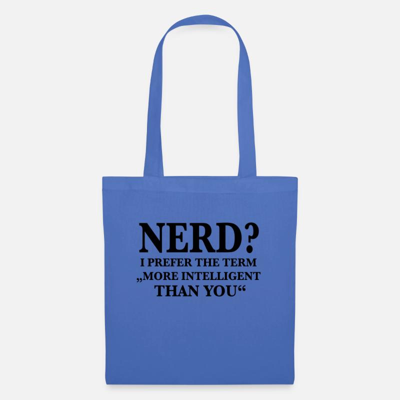 Nerd nerd nerd - Sac en tissu - bleu pâle