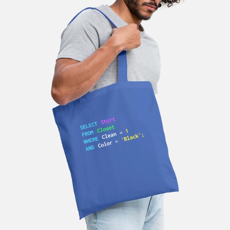 Conception SQL amusante pour les programmeurs sql, DBA, Sac en tissu