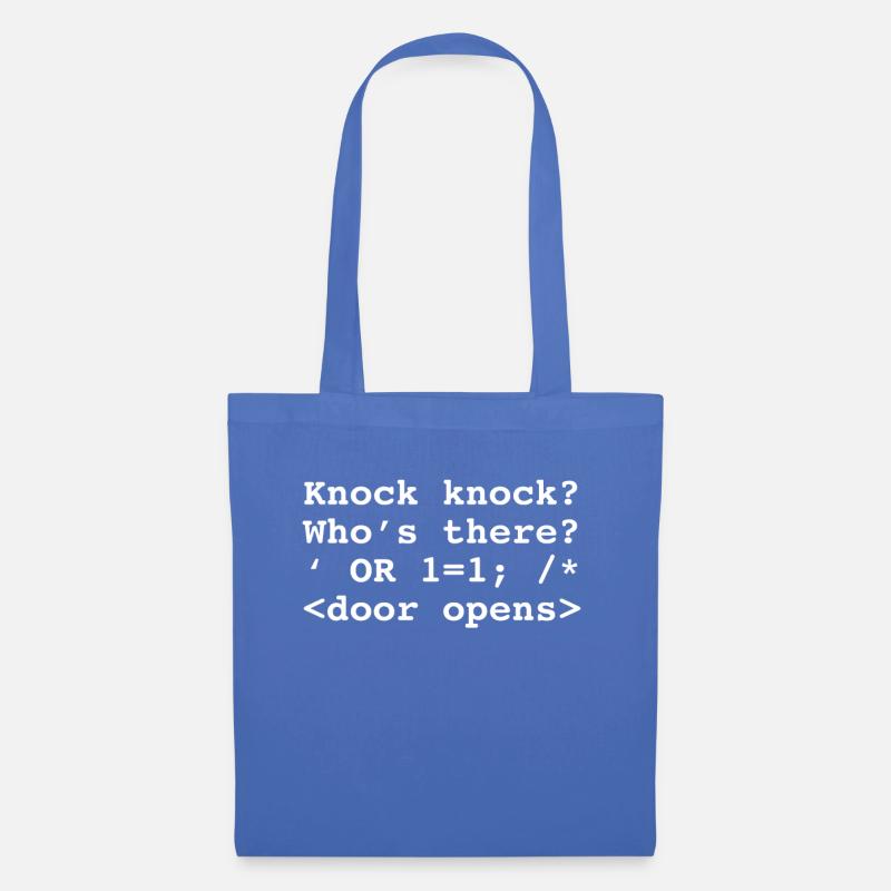 Funny Programmer graphic Programming Injection - Tote Bag - light blue