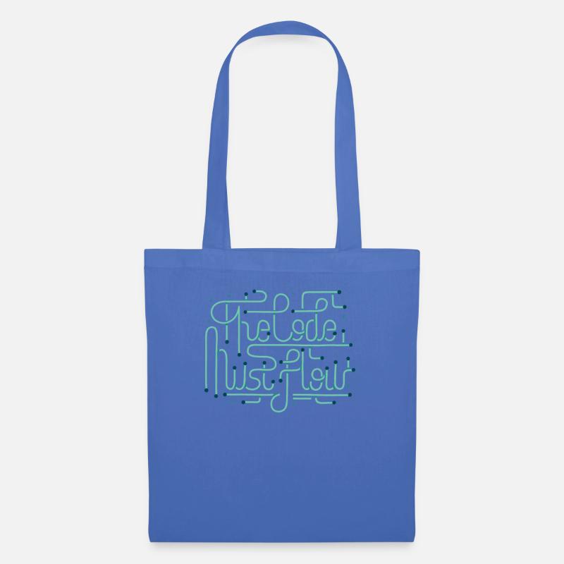 Programming Coder Developer Code Must Flow - Tote Bag - light blue
