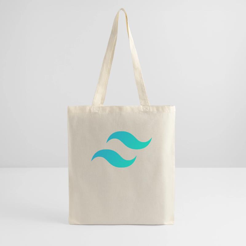 Tailwind CSS Mark - CSS Framework Programmer Coder Tote Bag