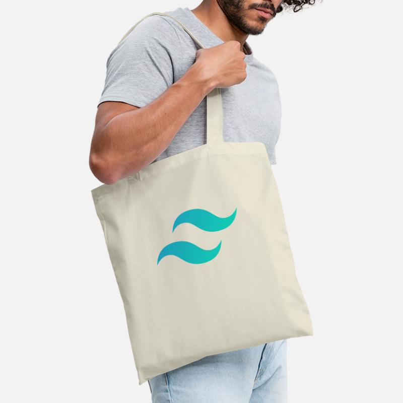 Tailwind CSS Mark - CSS Framework Programmer Coder Tote Bag