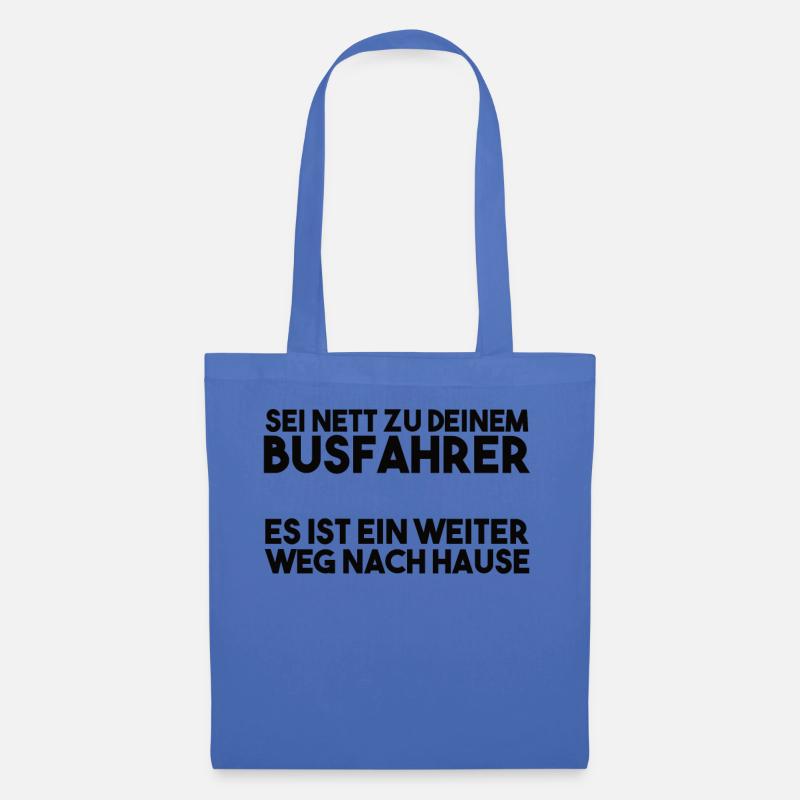 Busfahrer Spruch - Stoffbeutel - Hellblau