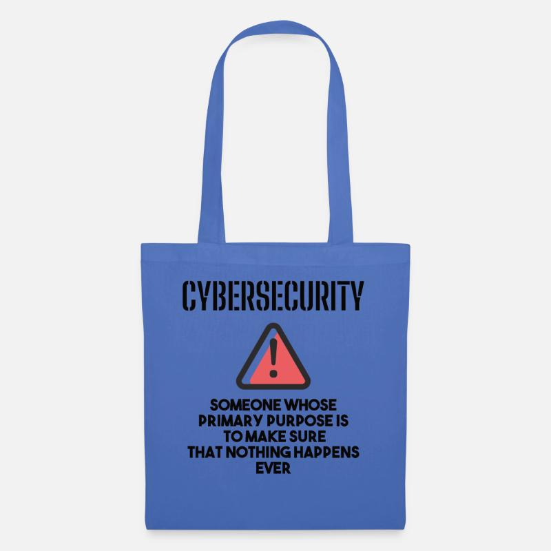 Cybersecurity - IT-Sicherheit Informatiker - Stoffbeutel - Hellblau