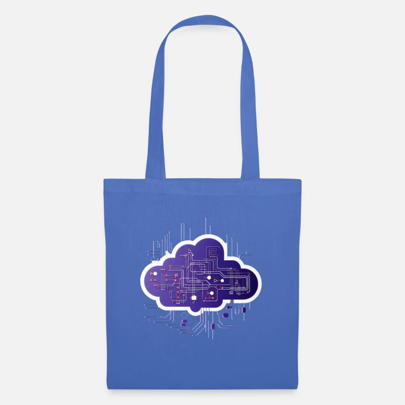 Cloud Computing Computer Electronics Circuit - Tote Bag - light blue