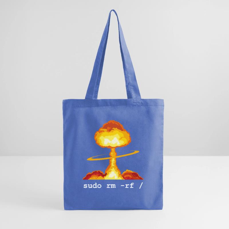 Linux Funny Linux Command Sudo RM RF for Men Tote Bag