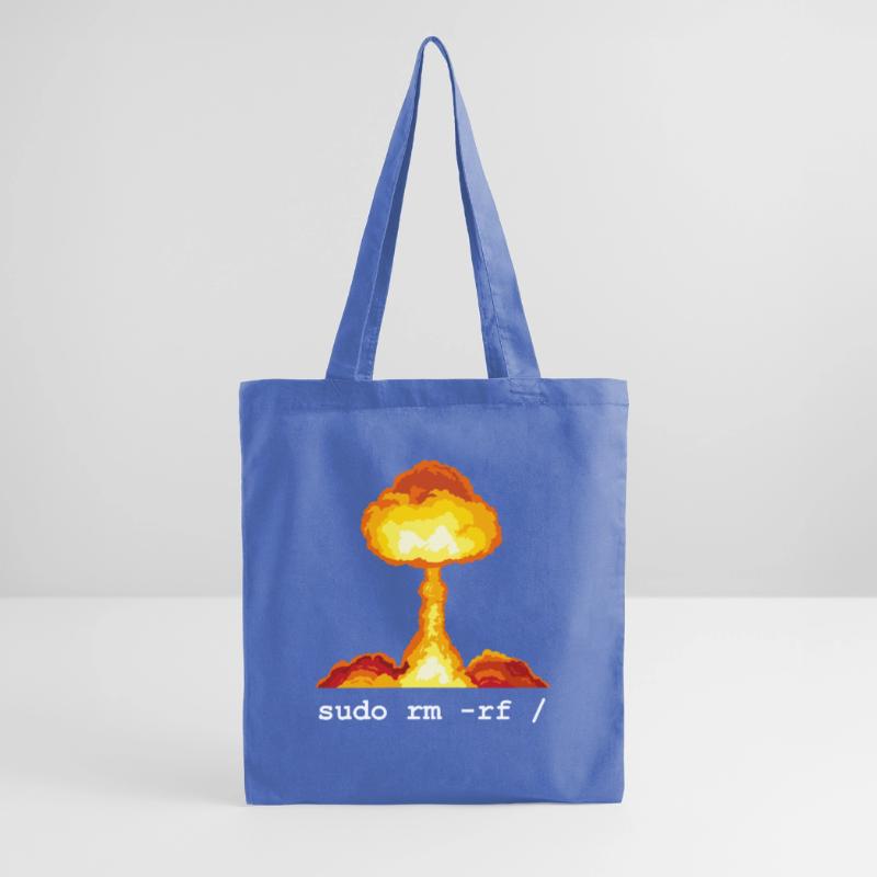 Linux Funny Linux Command Sudo RM RF for Men Tote Bag