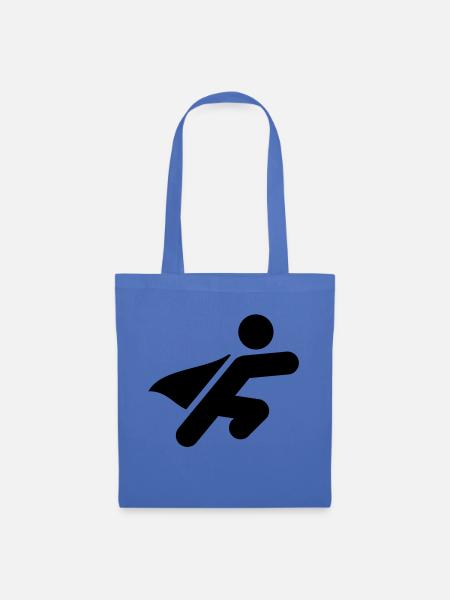 Superhero Symbol - Stoffbeutel - Hellblau