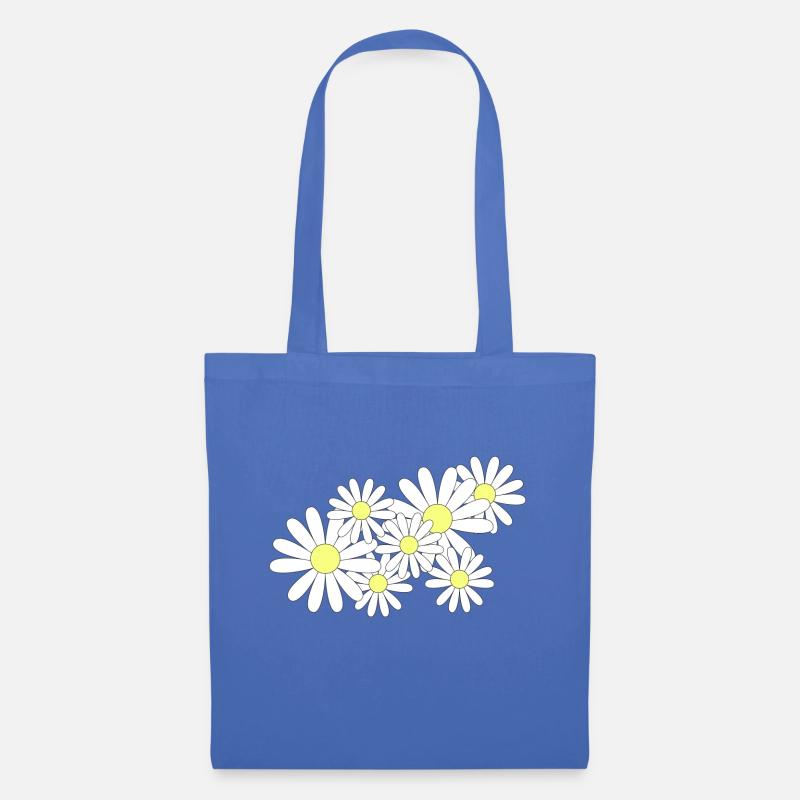 Gänseblümchen - Stoffbeutel - Hellblau