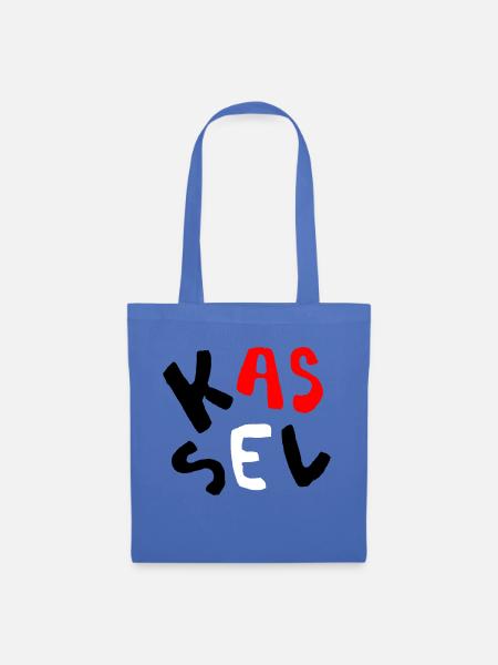 Kassel Kunst - Stoffbeutel - Hellblau