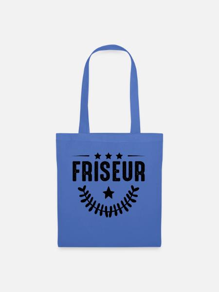 Friseur Beruf - Stoffbeutel - Hellblau
