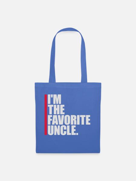 im the favorite uncle - Stoffbeutel - Hellblau