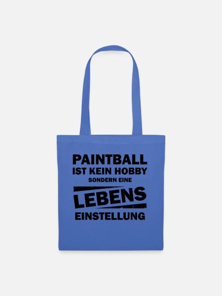Paintball Airsoft - Stoffbeutel - Hellblau
