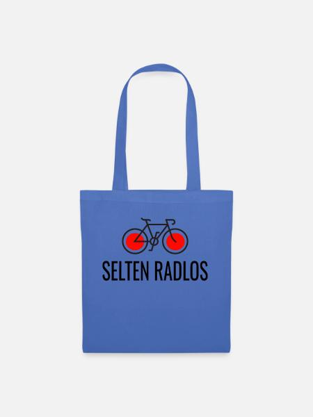 Fahrrad Spruch Geschenk Selten Radlos - Stoffbeutel - Hellblau