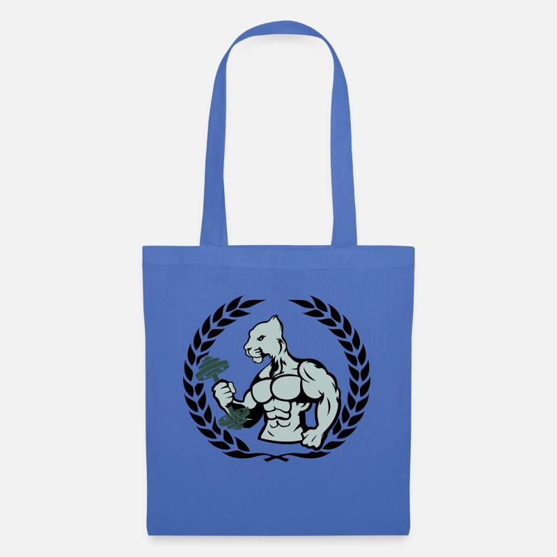bodybuilder jaguar - Stoffbeutel - Hellblau