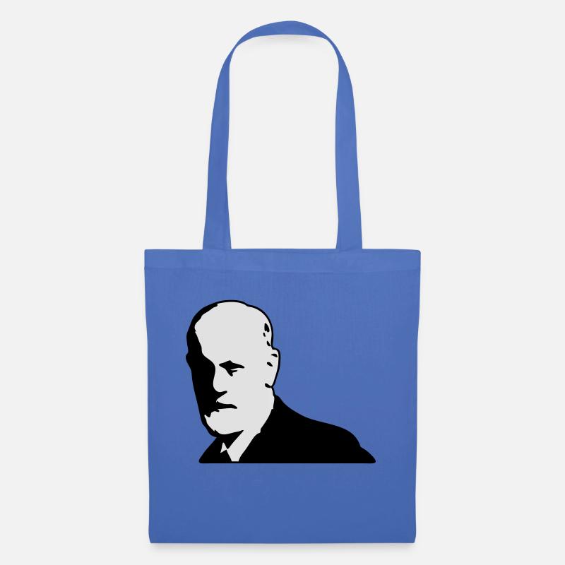 Sigmund Freud - Stoffbeutel - Hellblau