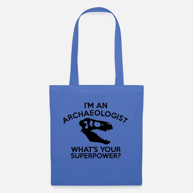 ARCHAEOLOGIST SUPERPOWER - Tote Bag - light blue