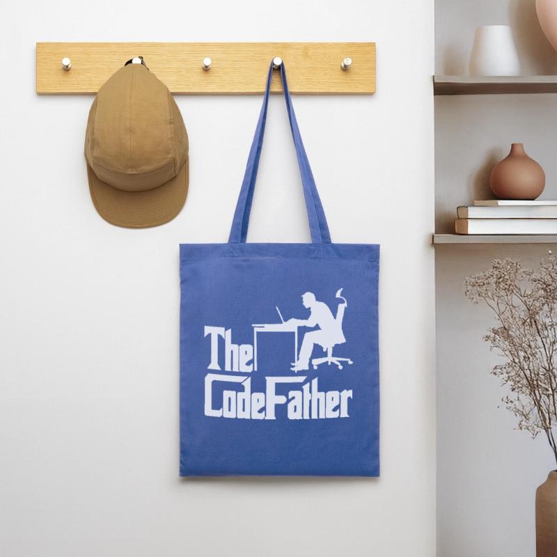 The Codefather Programmer Coder Developer Software Stoffbeutel