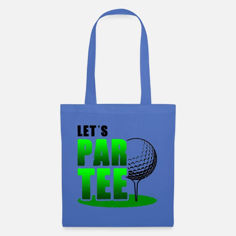 Let's Par Tee Golf Player Golfing Golf Course Golf - Stoffbeutel - Hellblau