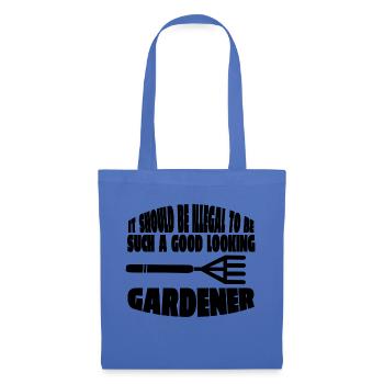 Garten Geschenk Gärtner Hobbygärtner Obstgarten - Stoffbeutel - Hellblau - Vorne