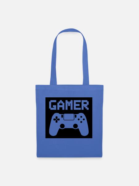 gamer - Stoffbeutel - Hellblau