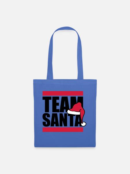 freunde crew team frohe christmas weihnachtsmann n - Stoffbeutel - Hellblau