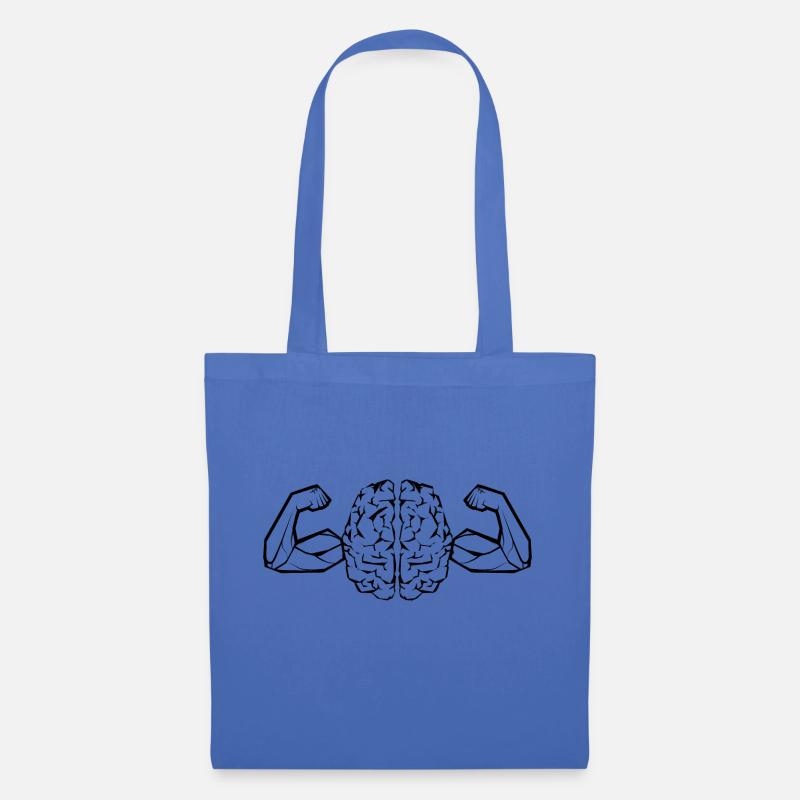 Powerbrain - Stoffbeutel - Hellblau