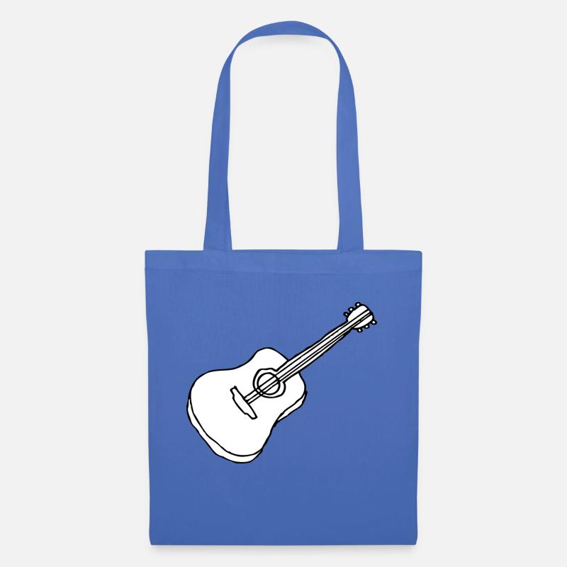 Gitarre - Stoffbeutel - Hellblau