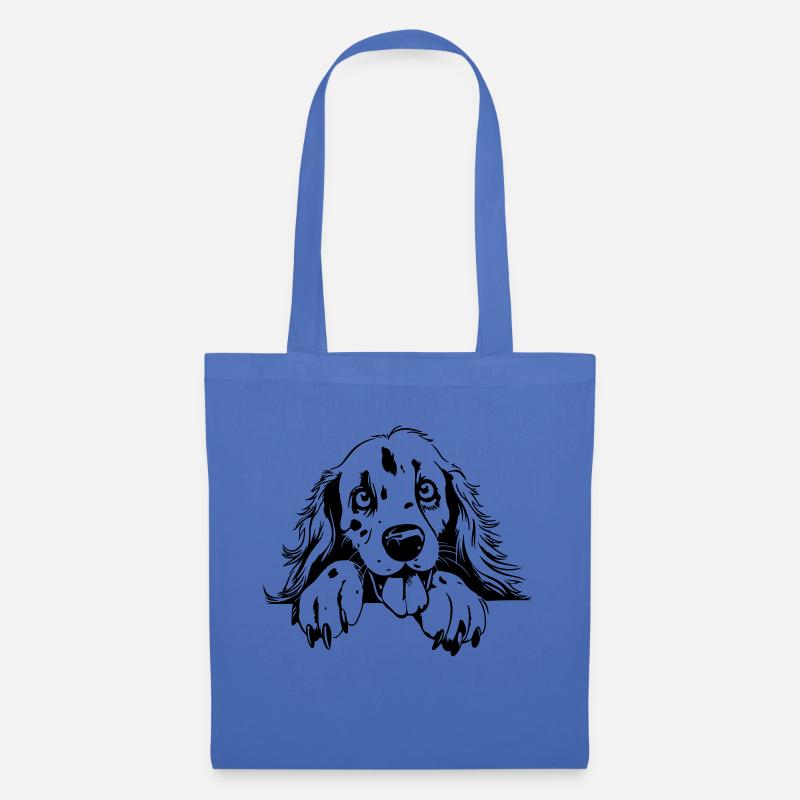 Cute Setter - Tote Bag - light blue