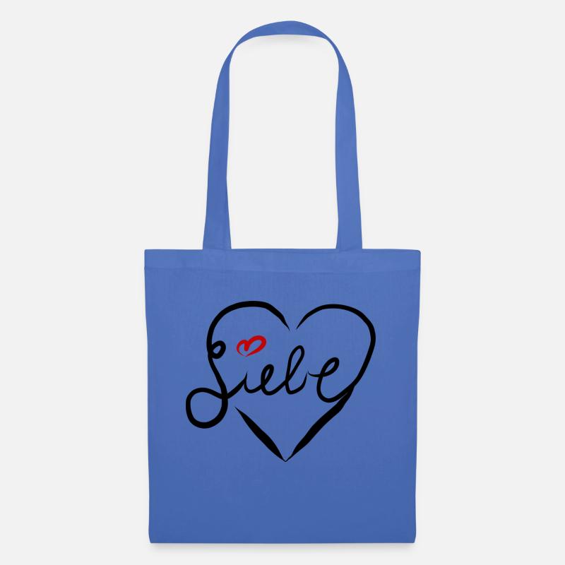 Love - Stoffbeutel - Hellblau