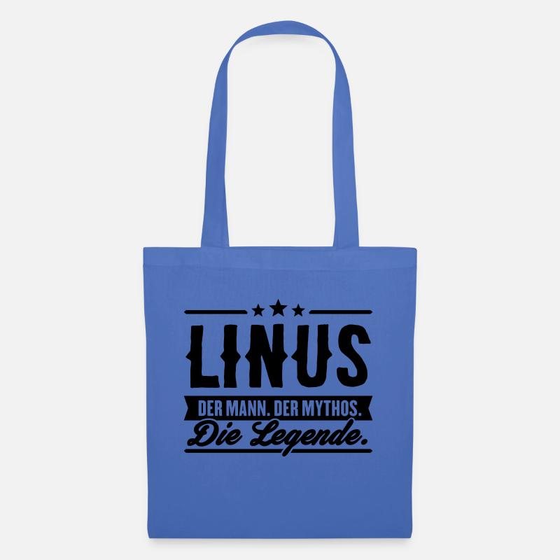 Mann Mythos Legende Linus - Stoffbeutel - Hellblau