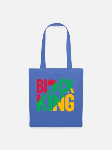 Black King - Stoffbeutel - Hellblau